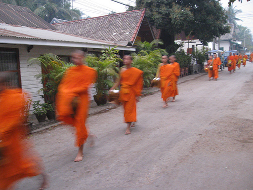 Monks In Thailand