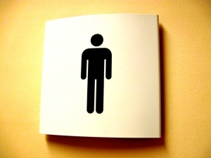 Men's Bathroom Sign